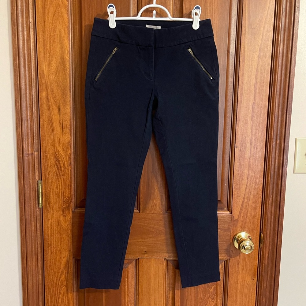 Navy, Loft Outlet Size 2 Modern Skinny Pants